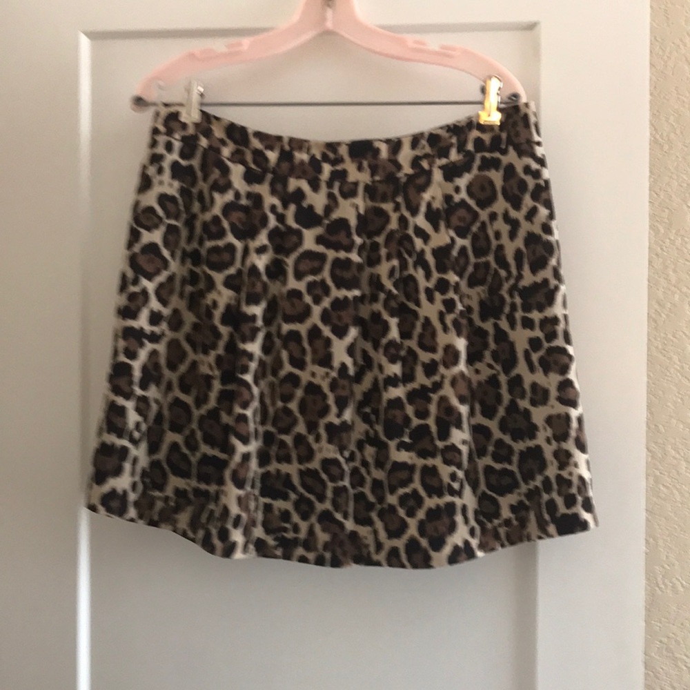 Banana Republic leopard skirt 10